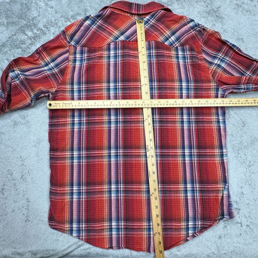 44 MM Plaid Shirt Men's Size X-Large Pearl Snap Long Sleeve - Picture 13 of 13